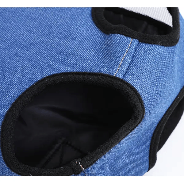 dealonline.co.nz dealonlinenz Pet/Puppy Travel Carry Bag, Blue, Medium Blue Denim Travel Carrier Backpack For Small Pets