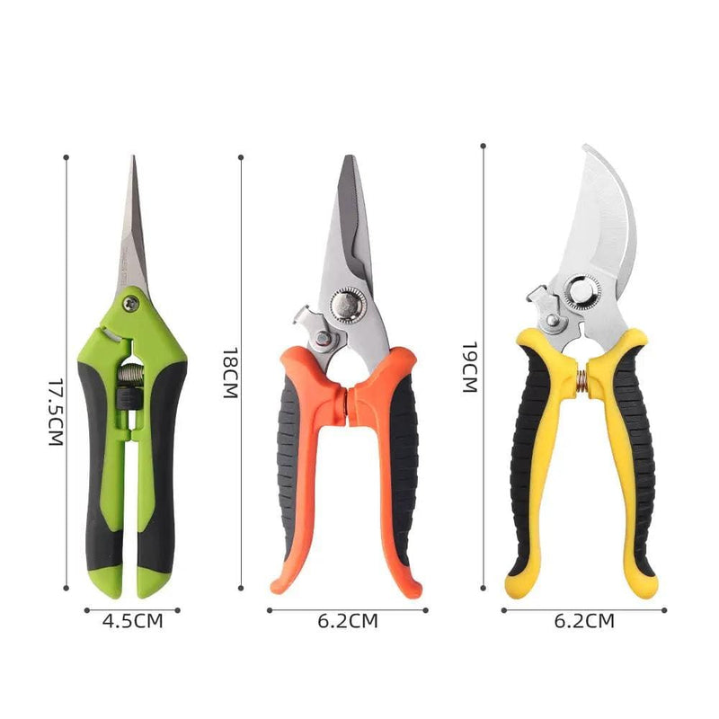 3PCS Garden Pruning Scissors Shears Clippers Set – view 3