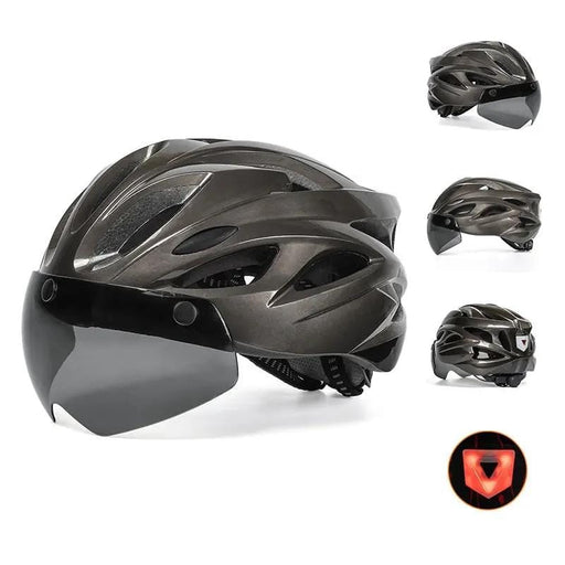 ECOTREK helmet Ecotrek Bicycle Helmet with  Rear Light – Adjustable Breathable Cycling Helmet HT629012 Ecotrek Bicycle Helmet with  Rear Light – Adjustable Breathable Cycling Helmet HT629012