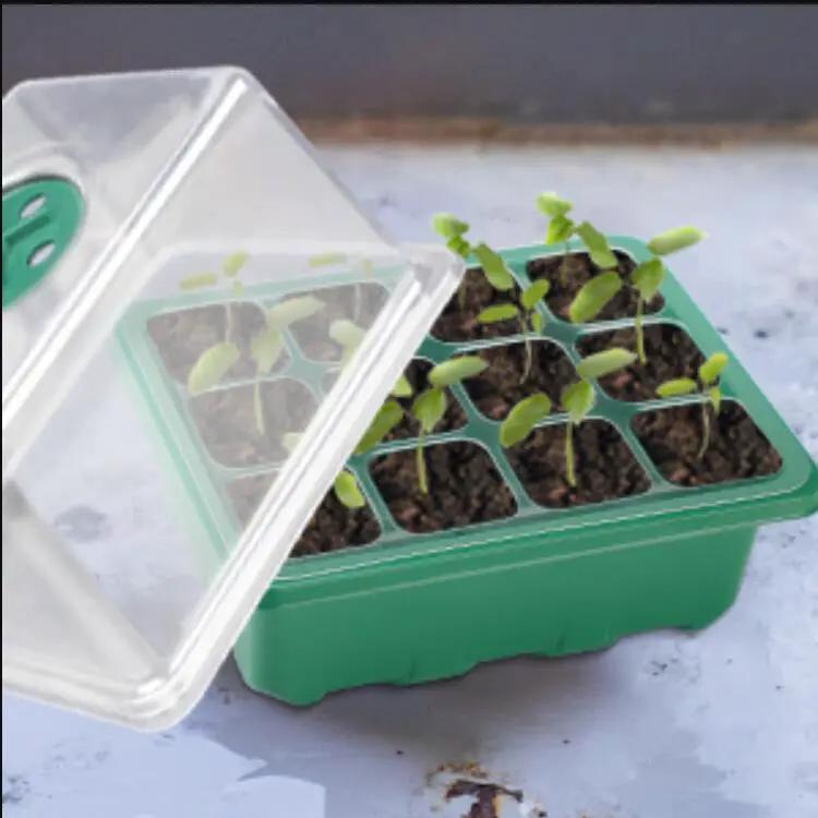 10 Packs Heightened Seed Box Seed Starter Tray Propagator – view 4