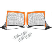 salelink.co.nz Unbranded 2PCS Soccer Goal Net 2PCS Soccer Goal Net Portable For Kids Training