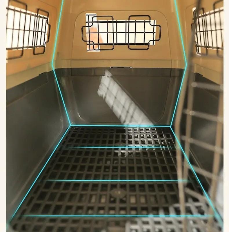 67CM Plastic Airline Travel Cage/Carrier/Crate – view 4