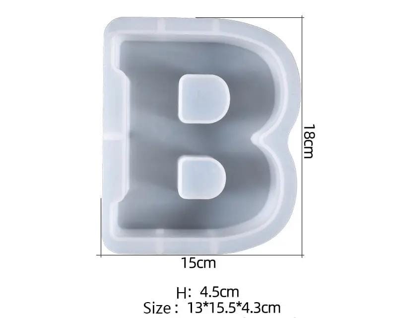 Resin Art NZ Moulds Alphabet Letter Moulds - Individual - Super Large Alphabet Letter Moulds - Individual - Super Large | NZ