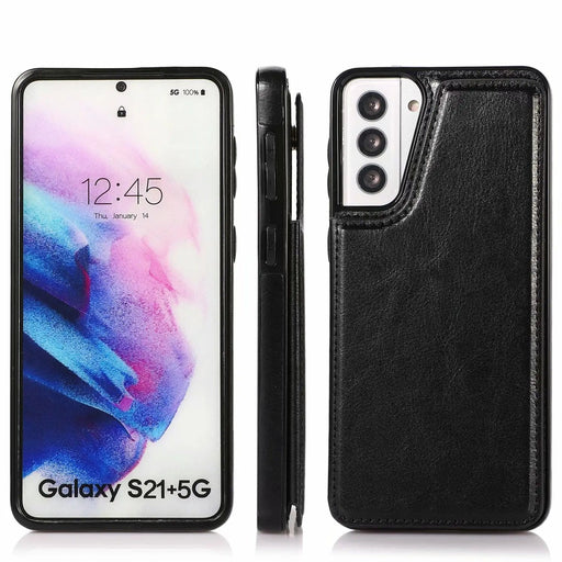 salelink.co.nz Unbranded Samsung S21 Plus Case Samsung Galaxy S21 Plus Back Flip Wallet Case Leather