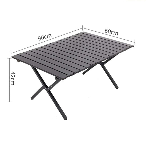 ECOTREK Outdoor Furniture Ecotrek Outdoor Folding Picnic Table - Explorer Egg Roll Camping Table 90x60x42cm LFRD5046 Ecotrek Outdoor Folding Picnic Table - Explorer Egg Roll Camping Table 90x60x42cm LFRD5046