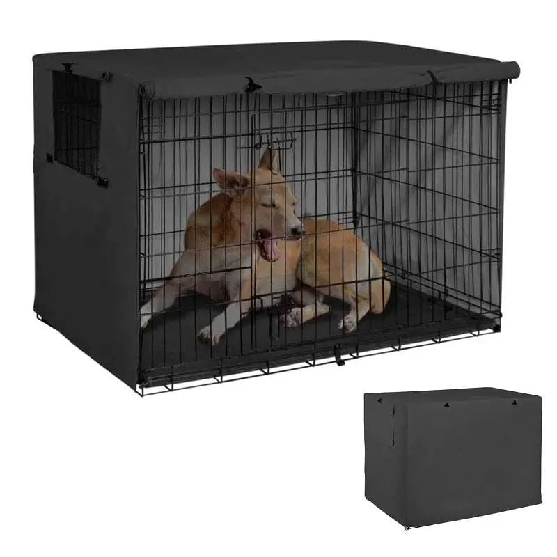 Waterproof Oxford Cloth Dog Crate Cover 3 Sizes Optional – view 2