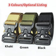 Tactical Belt Military Hiking Nylon Web Rigger Work Belts – view 6