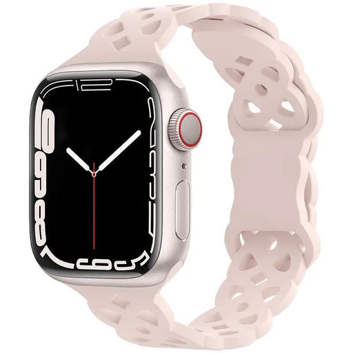 Apple Watch Band Strap 44mm 45mm 46mm(Series 10) 49mm Ultra 2 - Silicone Slim Metal (GZJ30852)