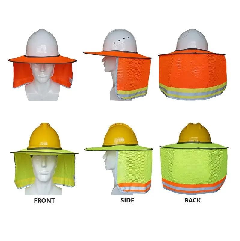 dealonline.co.nz dealonline.co.nz Hi Vis Hard Hat Helmet Brim Sun shield Hi Vis Full Brim Sun Shield For Hard Hats Yellow