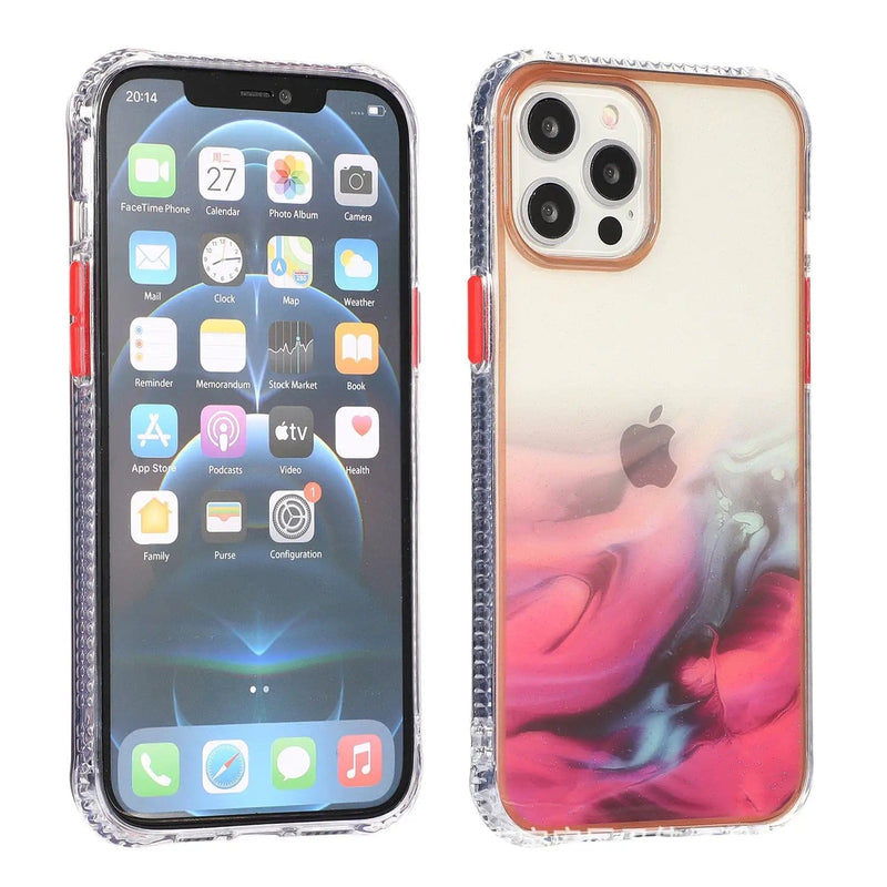 salelink.co.nz Unbranded iPhone 13 Pro Max Case Watercolour Clear iPhone 13 Pro Max Case Anti Slip - NZ