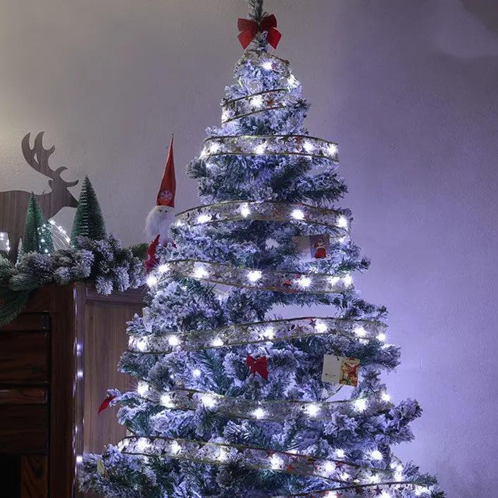 5M LED Christmas Tree Ribbon Bow Xmas Light – view 1