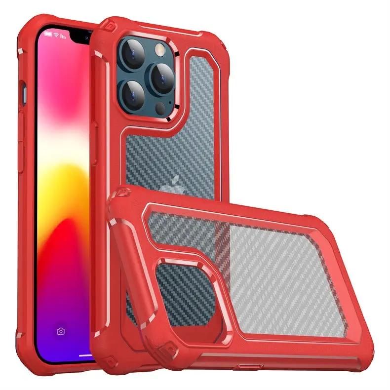 iPhone 13 Pro Max Case - Rugged Armor Carbon Fiber (PR6949 (2))