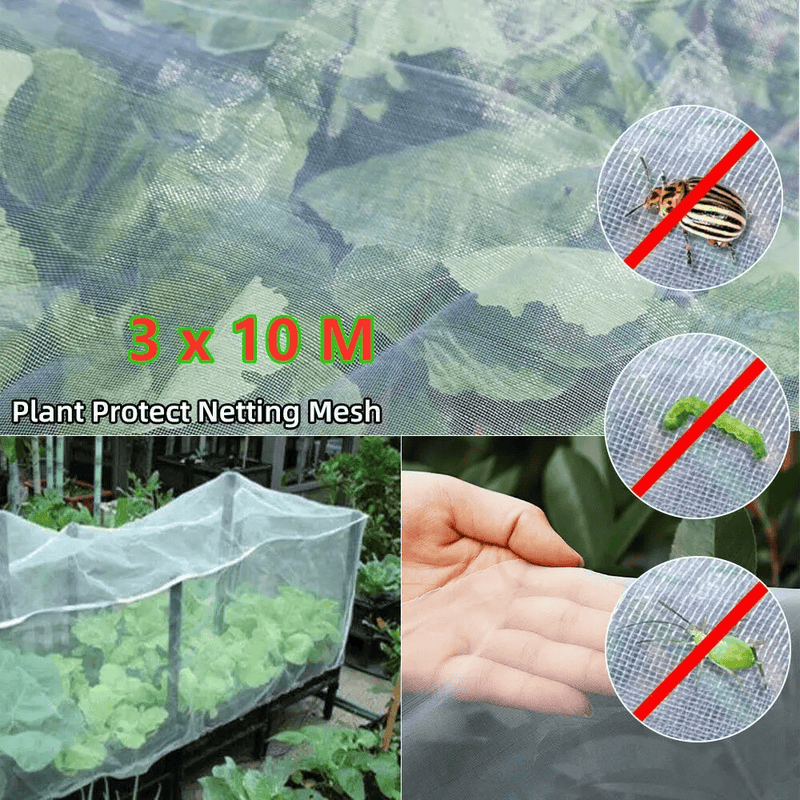 3 X 10M Garden Net Protection 1mm Mesh For Plants Vegetables Insects Birds – view 3