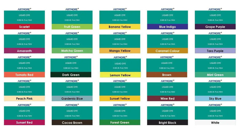 Liquid Dye Solid Colour- 10ml each for Ecrylimer - Not To Be Used With Resin – view 20