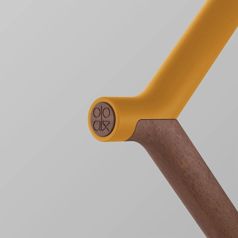 ooak Walking stick Kowhai and Walnut Walking Cane With FSC Walnut Handle Hand Finished Kowhai and Walnut Walking Cane with FSC Walnut Handle