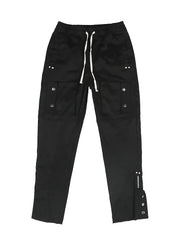 Breasted Slit Cargo Pants with Drawstring Detail – view 1
