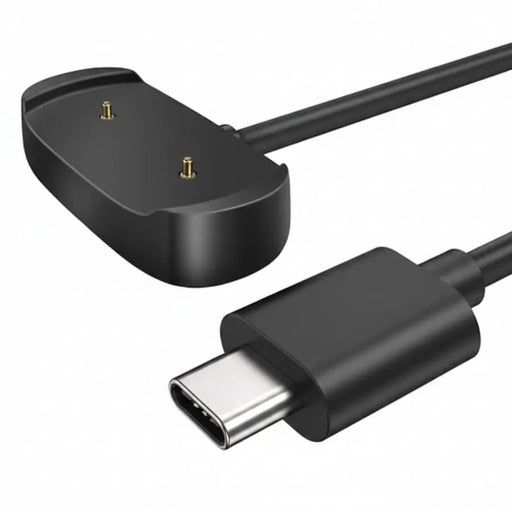 USB-C Magnetic Charger Cable for Amazfit Watch (GTR2/GTS2/Bip U/Bip 3 & More) (Black) 1m