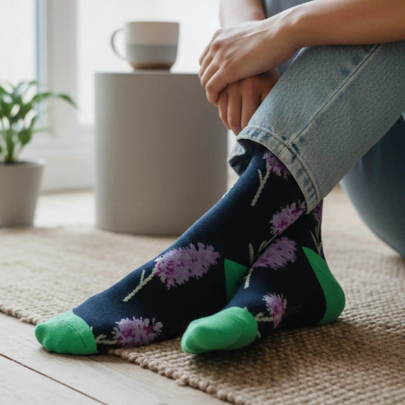 Barekind NZ Socks Save the Orchid Bamboo Socks Save the Orchid Bamboo Socks