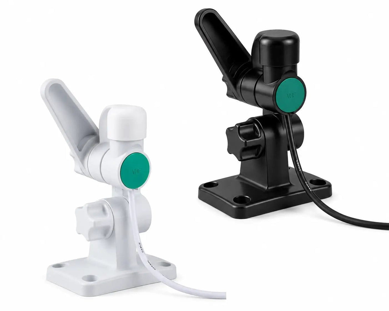 ASM VHF Marine Radio Double Swivel Base + Lead (Fits MDW Series Whips) Double Swivel Base + Lead (Fits MDW Series Whips)