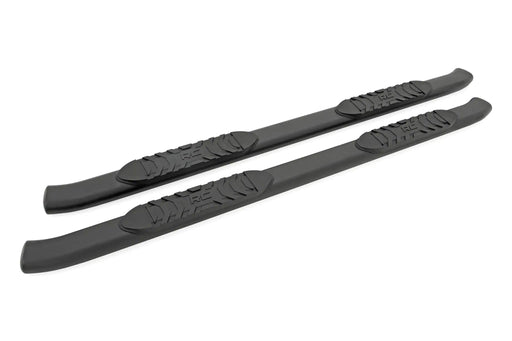 Rough Country Oval Nerf Steps for Ram 1500 Crew Cab Black TRX – view 1