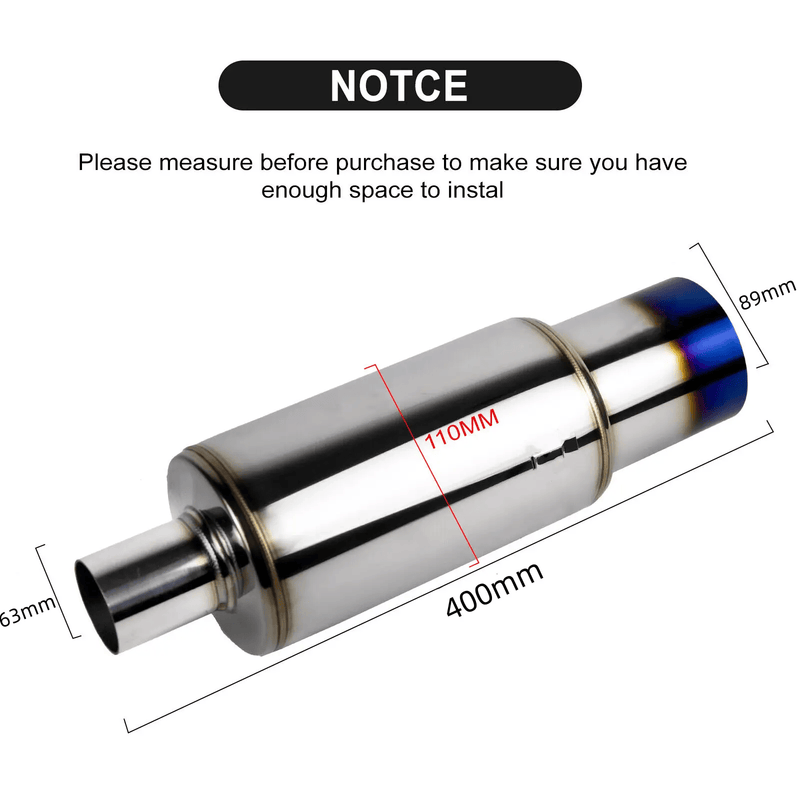 salelink.co.nz Unbranded Car Exhaust Pipe Car Exhaust Pipe - Colorful | Action Outdoors NZ
