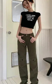 High Street Cargo Straight Pants and Jeans – view 6