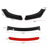 Car Body Spoiler Splitter Kit Bumper Protector Lip – view 6