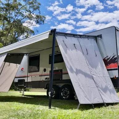 Aussie Traveller Xtend Premium Reversible End Shade Wall – view 1