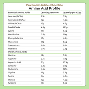Kiwi Nutrition Plant Based Protein Pea Protein Powder - Chocolate 1kg Pea Protein Powder - Chocolate 1kg | NZ