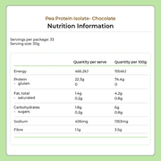 Kiwi Nutrition Plant Based Protein Pea Protein Powder - Chocolate 1kg Pea Protein Powder - Chocolate 1kg | NZ