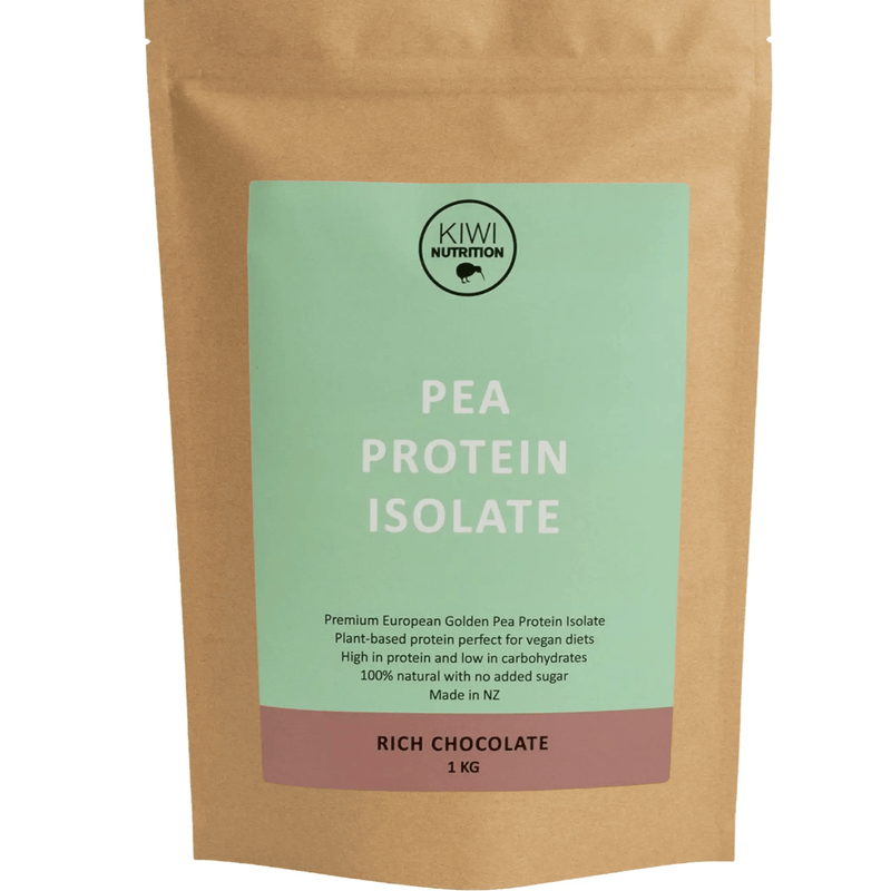 Kiwi Nutrition Plant Based Protein Pea Protein Powder - Chocolate 1kg Pea Protein Powder - Chocolate 1kg | NZ