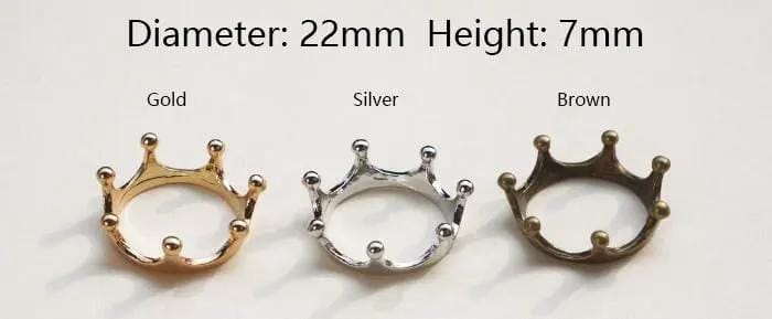 Resin Art NZ Moulds Jewellery Blanks Pendant - Crown Jewellery Blanks Pendant - Crown | NZ