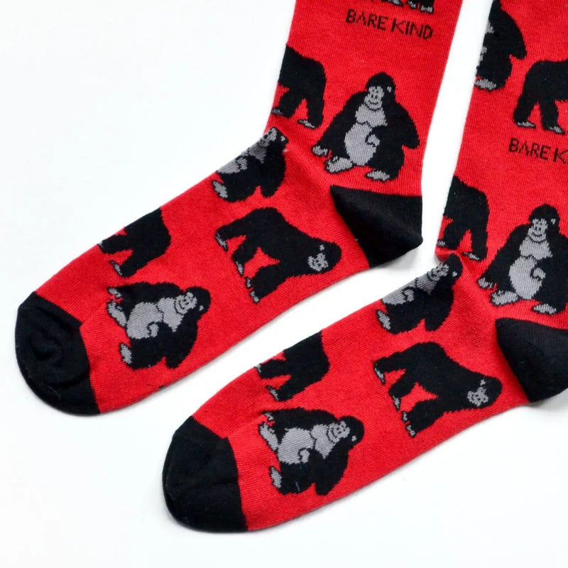Barekind NZ Socks Save the Gorillas Bamboo Socks Save the Gorillas Bamboo Socks