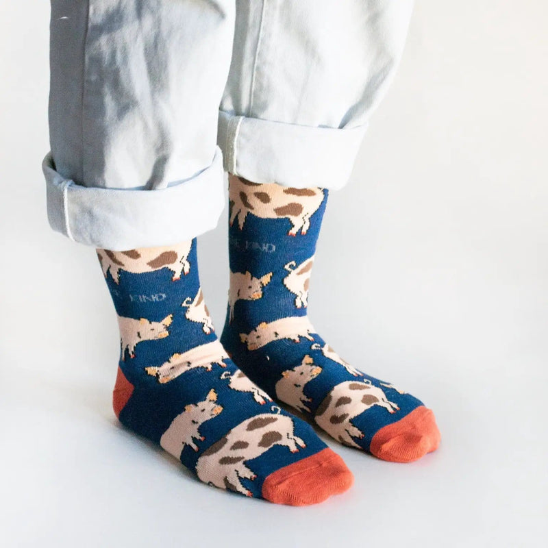 Barekind NZ Socks Save the Pigs Bamboo Socks Save the Pigs Bamboo Socks
