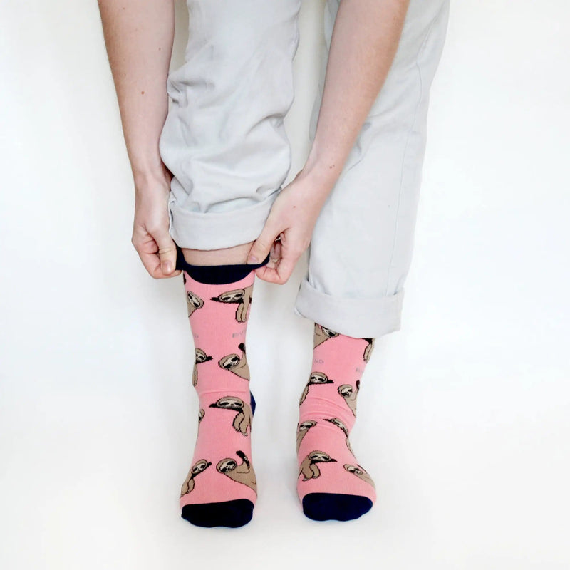 Barekind NZ Socks Save the Sloths Bamboo Socks Save the Sloths Bamboo Socks