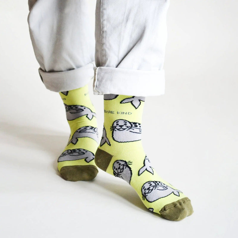 Barekind NZ Socks Save the Seals Bamboo Socks Save the Seals Bamboo Socks