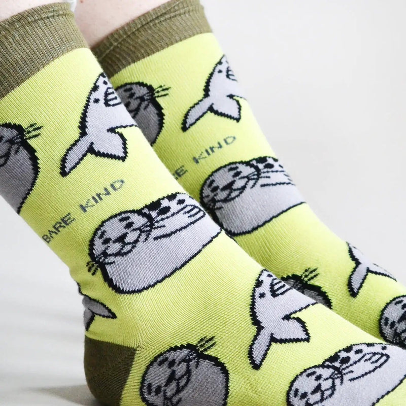 Barekind NZ Socks Save the Seals Bamboo Socks Save the Seals Bamboo Socks