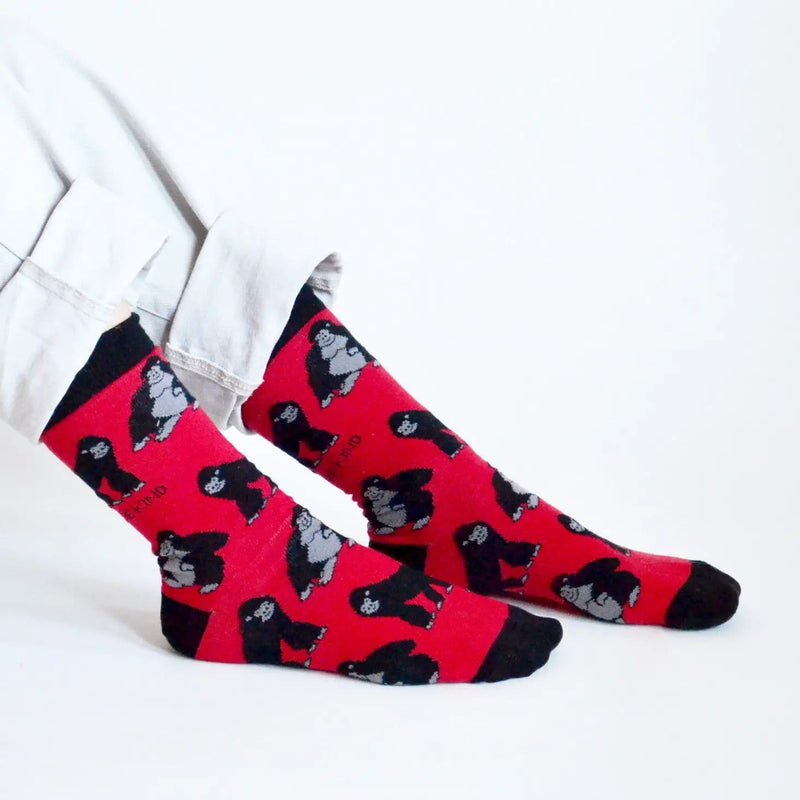 Barekind NZ Socks Save the Gorillas Bamboo Socks Save the Gorillas Bamboo Socks