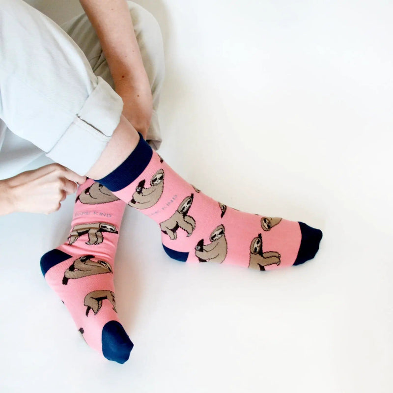 Barekind NZ Socks Save the Sloths Bamboo Socks Save the Sloths Bamboo Socks