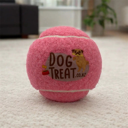 DogTreatNZ Dog Treat NZ Tennis Balls Pink Blue Yellow Durable Chew Toy Dog Treat NZ Tennis Balls Pink Blue Yellow Chew Toy