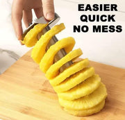 g8buynz Pineapple Corer and Slicer Tool, Stainless Steel Pineapple Cutter Pineapple Corer and Slicer Tool, Stainless Steel Pineapple Cutter