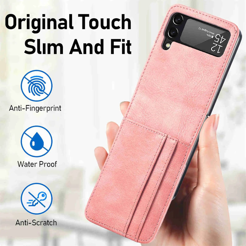 salelink.co.nz Unbranded Samsung Z Flip 4 Case Samsung Z Flip 4 Case - Wallet Leather Flip | Action Outdoors NZ