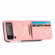 salelink.co.nz Unbranded Samsung Z Flip 4 Case Samsung Z Flip 4 Case - Wallet Leather Flip | Action Outdoors NZ