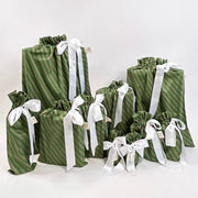 Waste Free Celebrations Fabric Gift Bags Pooches Stripey (Reusable Gift Bag Set) Pooches Stripey (Reusable Gift Bag Set)