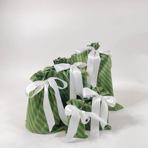 Waste Free Celebrations Fabric Gift Bags Pooches Stripey (Reusable Gift Bag Set) Pooches Stripey (Reusable Gift Bag Set)