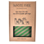 Waste Free Celebrations Pooches Stripey (SYO Reusable Gift Bag Set) Pooches Stripey (SYO Reusable Gift Bag Set)