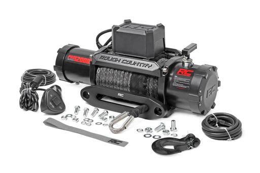 Rough Country 12000 Lb Pro Series Winch With Synthetic Rope – view 1