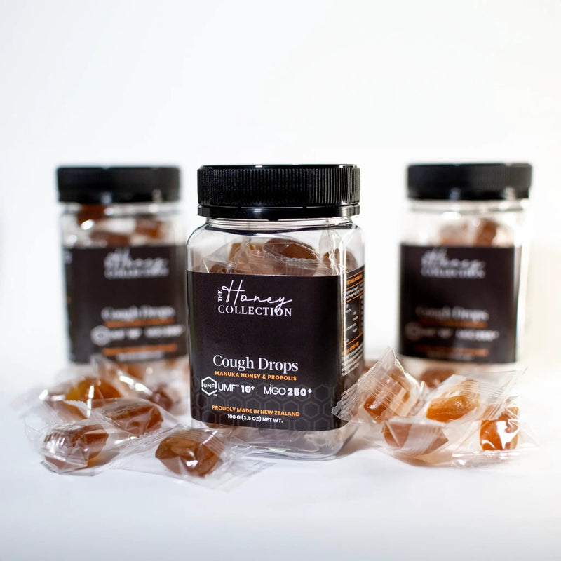 The Honey Collection Honey Manuka Honey and Propolis Cough Drops UMF 10 The Honey Collection The Honey Collection Manuka Cough Drops UMF 10