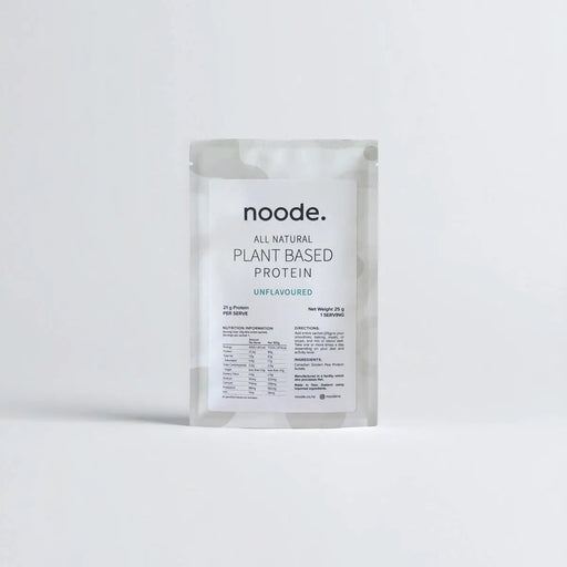 Noode Vegan Protein Unflavoured Natural Pea Protein single serve 25g Noode Unflavoured Vegan Plant Based Pea Protein 25g