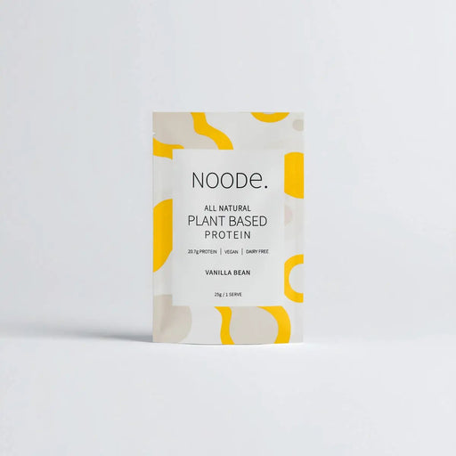 Noode Vegan Protein Natural Pea protein single serve 25g Noode Vanilla Bean Vegan Protein Sample Pack 25g
